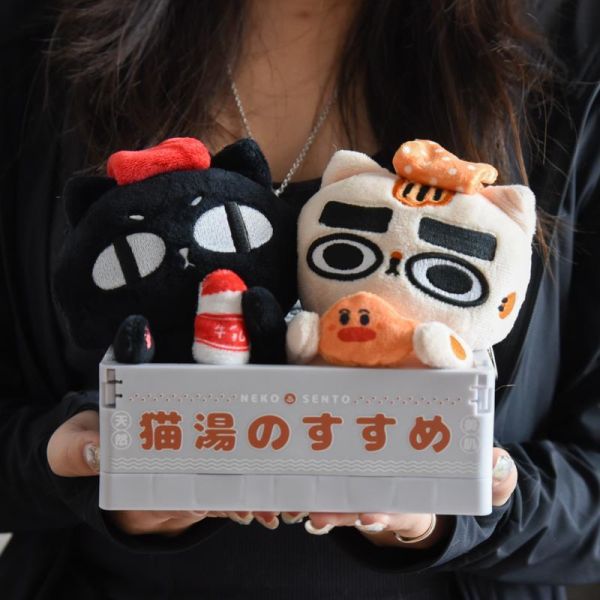 【一起泡湯吧】帕克與美保的貓風呂時光｜聯名限定商品 美保貓貓 Miho Nyanko 美保貓貓,無敵貓糧,帕克與無敵小夥伴,貓樂園