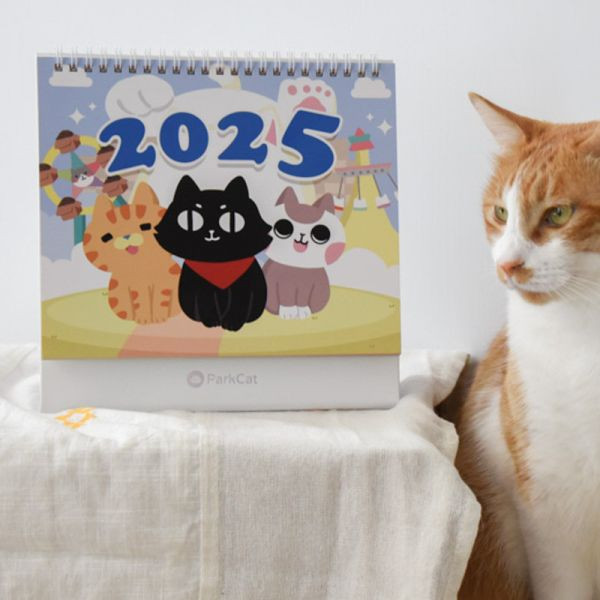 【365天喵在一起】2025貓樂園可愛IP桌曆 