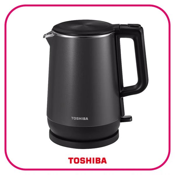 TOSHIBA 東芝1.7公升 316不銹鋼雙層防燙快煮壺 