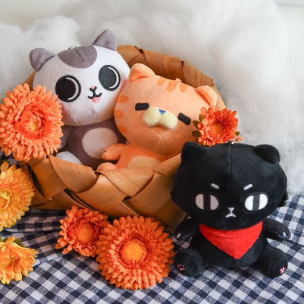 【活動贈品】ParkCat原創IP絨毛玩偶 吊飾娃娃 鑰匙圈 玩偶娃娃,吊飾娃娃,鑰匙圈,可愛,絨毛娃娃
