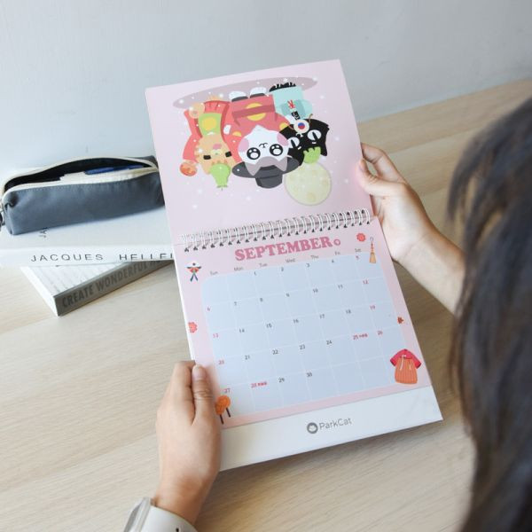 【全館贈品】2026貓樂園原創IP桌曆 