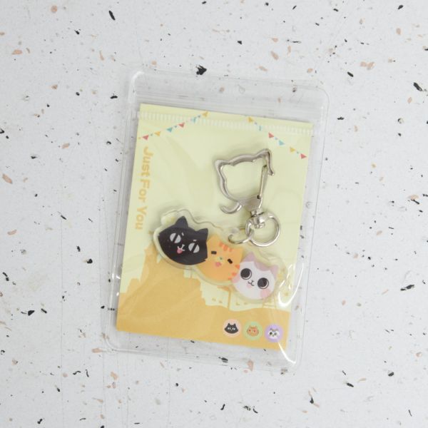 【帕克與他的小夥伴】ParkCat貓樂園原創IP壓克力鑰匙圈 