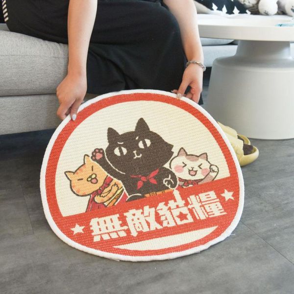 ParkCat貓樂園原創IP劍麻貓抓布 