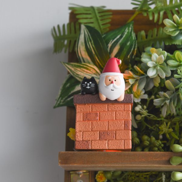 【聖誕節限定】煙囪聖誕老人和黑貓公仔 