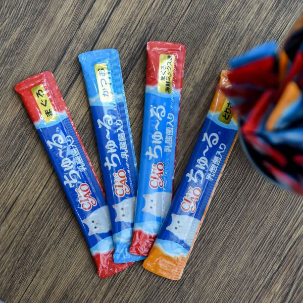 【活動贈品】4000億乳酸菌CIAO肉泥40入*隨機口味* 