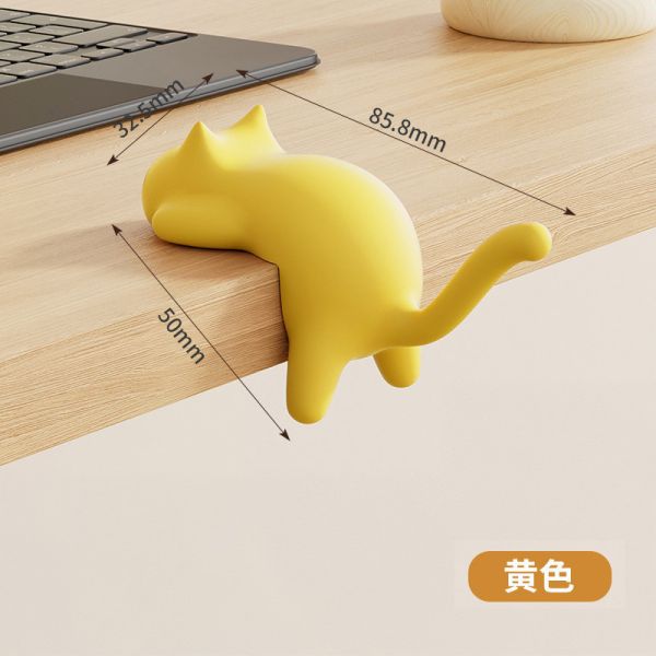 【桌邊小幫手】趴睡貓桌邊掛勾 