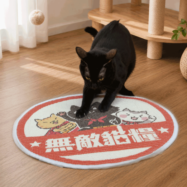 ParkCat貓樂園原創IP劍麻貓抓布 