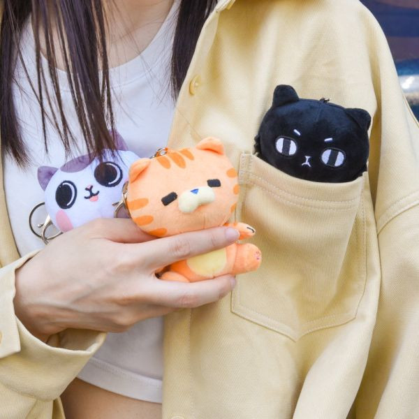 【活動贈品】ParkCat原創IP絨毛玩偶 吊飾娃娃 鑰匙圈 玩偶娃娃,吊飾娃娃,鑰匙圈,可愛,絨毛娃娃
