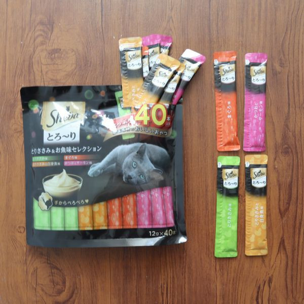 【活動贈品】SHEBA誘惑泥貓肉泥12g x 40入*隨機口味* ciao,肉泥,推薦,最低價格 貓零食