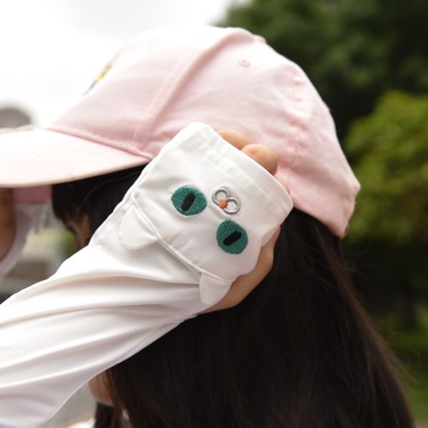 【貓貓幫你遮太陽】抱抱貓頭防曬袖套 共三色 