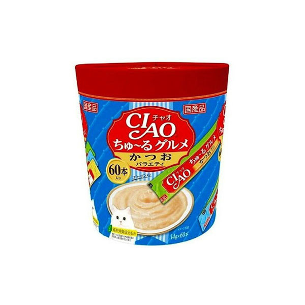 【限量超低價】日本CIAO60入肉泥桶 