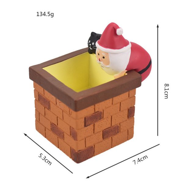 【聖誕節限定】煙囪聖誕老人和黑貓公仔 
