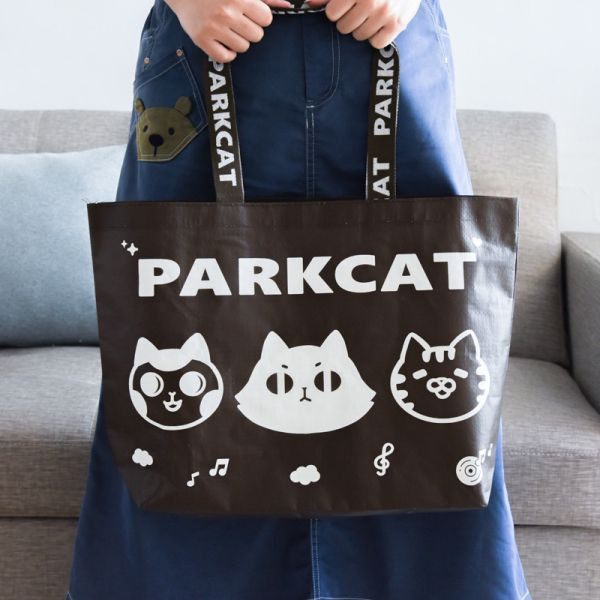 【帕克與他的小夥伴】ParkCat原創插畫環保購物袋 