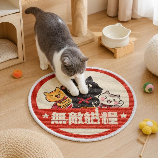 ParkCat貓樂園原創IP劍麻貓抓布 