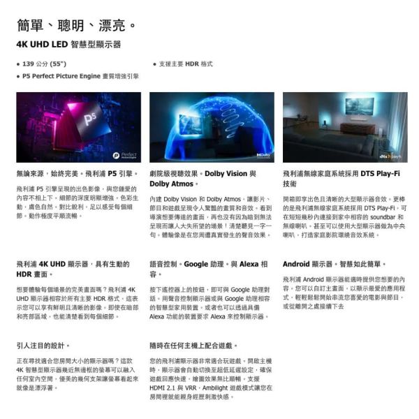 【聊聊再折】飛利浦 Philips  4K UHD LED 智慧型顯示器 50PUH8218 飛利浦, Philips,  4K UHD LED 智慧型顯示器 ,50PUH8218