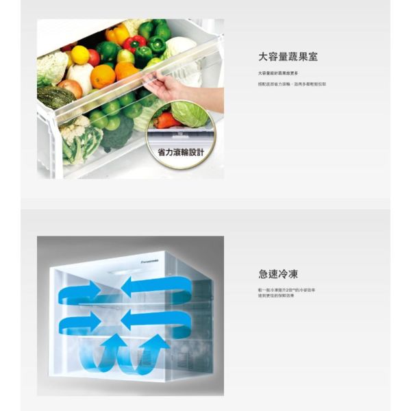 【聊聊再折】Panasonic 國際牌 650公升一級能效無邊框鋼板系列右開雙門變頻冰箱NR-B651TV-S Panasonic 國際牌 650公升一級能效無邊框鋼板系列右開雙門變頻冰箱NR-B651TV-S
