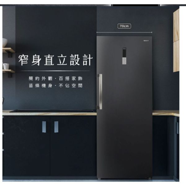 【下單9折+聊聊再折】禾聯 HERAN 383公升變頻直立式冷凍櫃 HFZ-B3862FV 請輸入9折碼A100 禾聯 HERAN 383公升變頻直立式冷凍櫃 HFZ-B3862FV