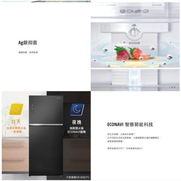 【聊聊再折】Panasonic 國際牌 無邊框玻璃系列 NR-B582TG-N 含原廠安裝 Panasonic 國際牌 無邊框玻璃系列 NR-B582TG-N 含原廠安裝