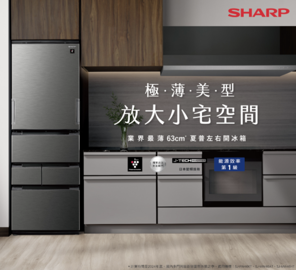 【聊聊再折】夏普 SHARP 自動除菌離子左右開任意門變頻冰箱 SJ-PW46KT-H 【聊聊再折】夏普 SHARP 自動除菌離子左右開任意門變頻冰箱 SJ-PW46KT-H