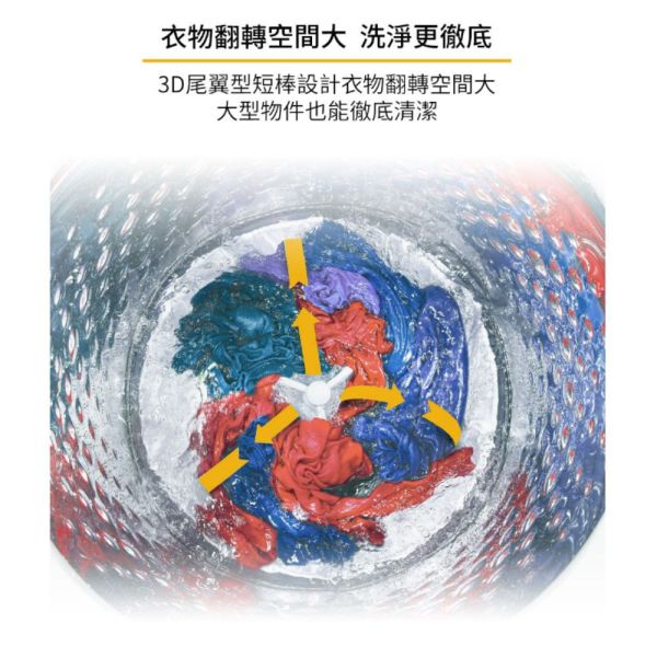 【聊聊再折】惠而浦Whirlpool Thermo Wash 13公斤 3D尾翼短棒直立洗衣機 8TWTW6000JW 惠而浦Whirlpool, Thermo Wash 13公斤 3D尾翼短棒直立洗衣機 ,8TWTW6000JW