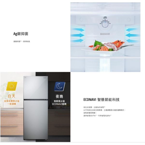 【聊聊再折】Panasonic 498公升一級能效無邊框鋼板系列右開雙門變頻冰箱 NR-B493TV-S Panasonic 498公升一級能效無邊框鋼板系列右開雙門變頻冰箱 NR-B493TV-S