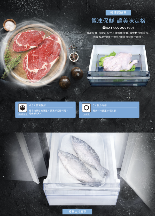 【聊聊再折】夏普 SHARP 528公升一級能效自動除菌離子變頻四門冰箱 曜岩灰 SJ-DF53F-SL 【聊聊再折】夏普 SHARP 528公升一級能效自動除菌離子變頻四門冰箱 曜岩灰 SJ-DF53F-SL