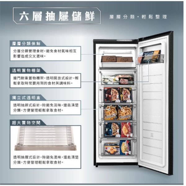 【聊聊再折】禾聯 HERAN 142L變頻直立式冷凍櫃 HFZ-B14A1FV 禾聯冷凍櫃, HERAN 142L變頻直立式冷凍櫃 ,HFZ-B14A1FV