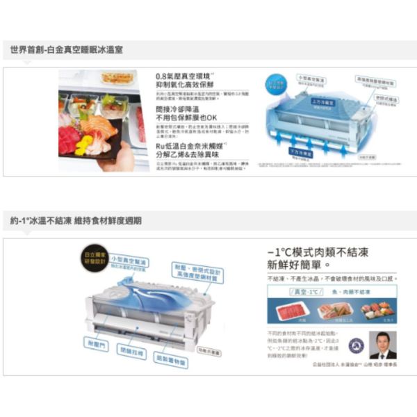 【聊聊再折】日立 HITACHI 一級能效日製變頻六門冰箱 537L (RHW540RJ-XN金) 日立冰箱, HITACHI 一級能效日製變頻六門冰箱 537L ,RHW540RJ-XN金
