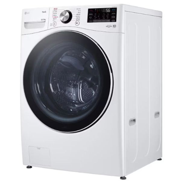 【聊聊再折】LG 蒸氣滾筒洗衣機 (蒸洗脫烘)｜18公斤｜WD-S18VDW (冰瓷白) LG洗衣機, 蒸氣滾筒洗衣機 (蒸洗脫烘)｜18公斤｜,WD-S18VDW (冰瓷白)