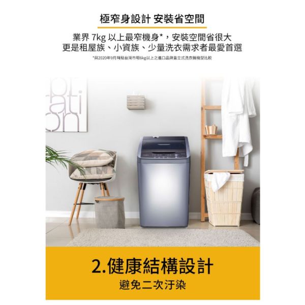 【聊聊再折】惠而浦 Whirlpool Duo Wash 7公斤 直立洗衣機 WM07GN 惠而浦洗衣機, Whirlpool Duo Wash 7公斤 直立洗衣機 ,WM07GN