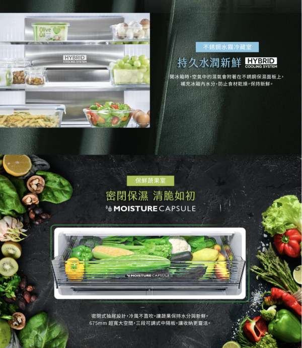 【聊聊再折】夏普 SHARP 575公升一級能效自動除菌離子變頻四門冰箱 曜岩灰 SJ-DF58F-SL 【聊聊再折】夏普 SHARP 575公升一級能效自動除菌離子變頻四門冰箱 曜岩灰 SJ-DF58F-SL