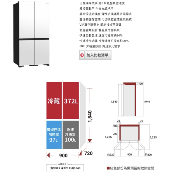 【聊聊再折】HITACHI 日立 魔術控溫變頻四門十字對開冰箱 HR4N9638ESVAD 【聊聊再折】HITACHI 日立 魔術控溫變頻四門十字對開冰箱 HR4N9638ESVAD