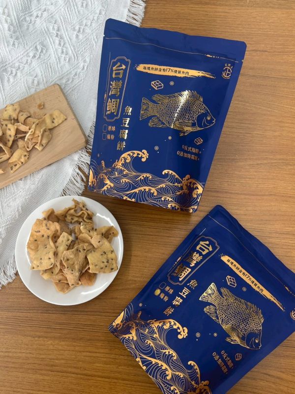 新品台灣鯛魚豆腐餅(梅粉) 
