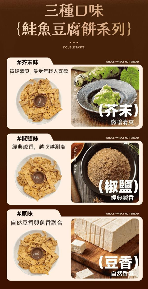 正經人鮭魚豆腐餅(原味) 鮭魚豆腐餅、正經人豆腐餅乾、健康零食、鹹香餅乾、無防腐劑零食、鮭魚餅乾、魚肉餅乾、豆腐餅乾、辦公室零食、台灣製餅乾