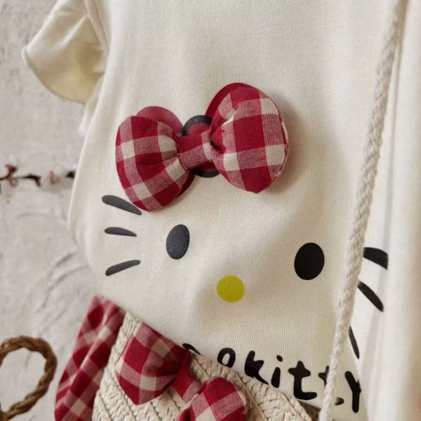 韓版Hello Kitty花苞短裙套裝 