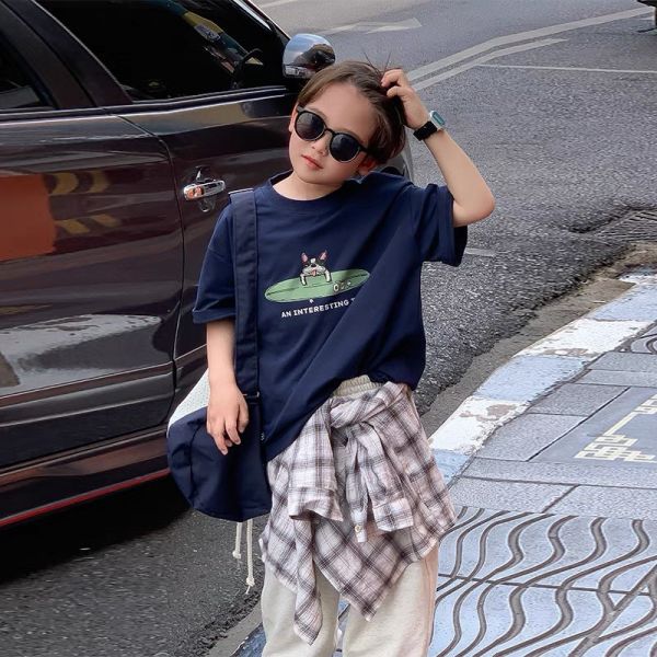 可愛衝浪狗狗帥氣上衣 