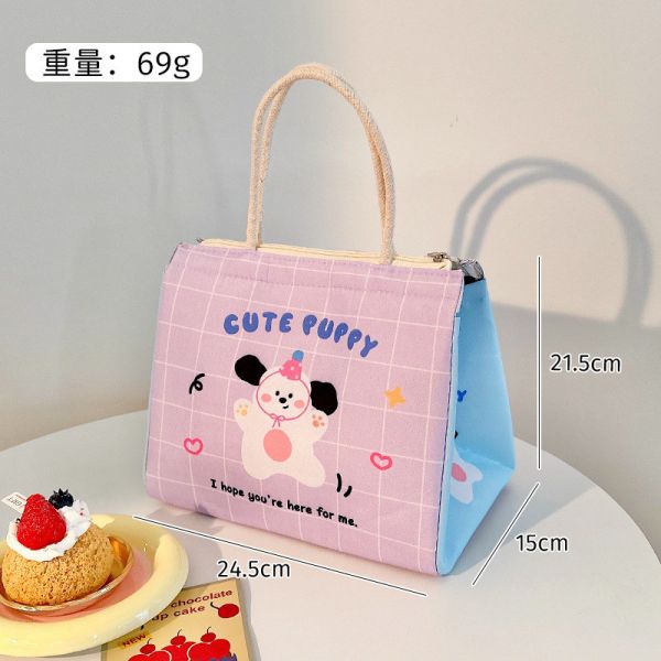 可愛動物手提餐袋 