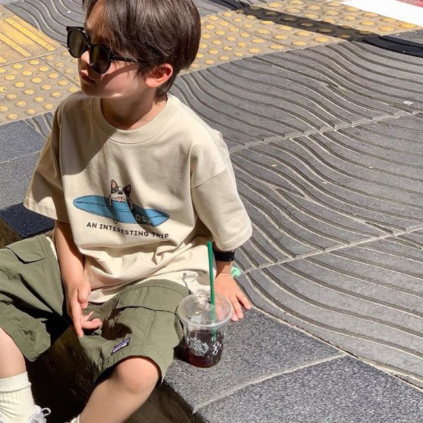 可愛衝浪狗狗帥氣上衣 