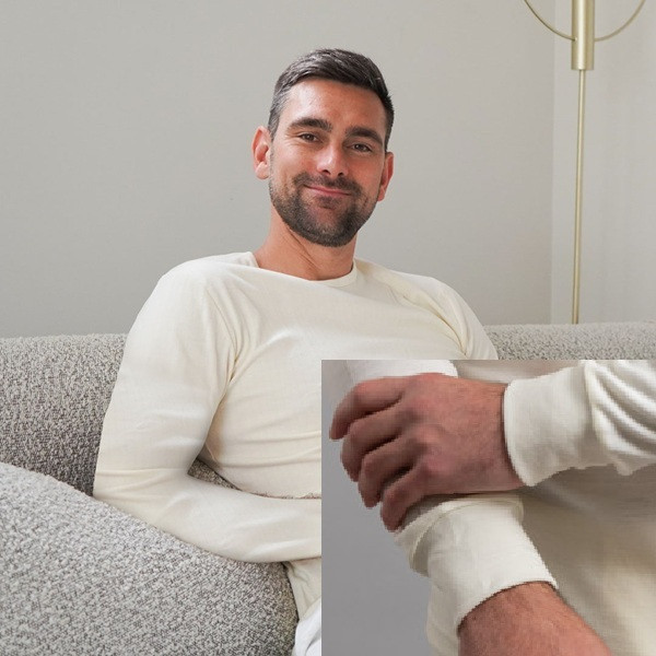 澳洲男裝內純棉外純羊毛衛生衣 羊毛衛生衣,衛生衣,保暖衣,吸濕排汗,美麗諾羊毛衛生衣