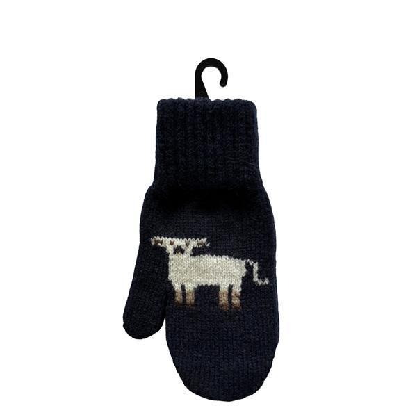 深藍色紐西蘭100%純羊毛手套｜兒童保暖手套．羊咩咩 羊毛手套,純羊毛手套,保暖手套,手套 兒童,紐西蘭羊毛手套,紐西蘭羊毛保暖手套,羊毛保暖手套