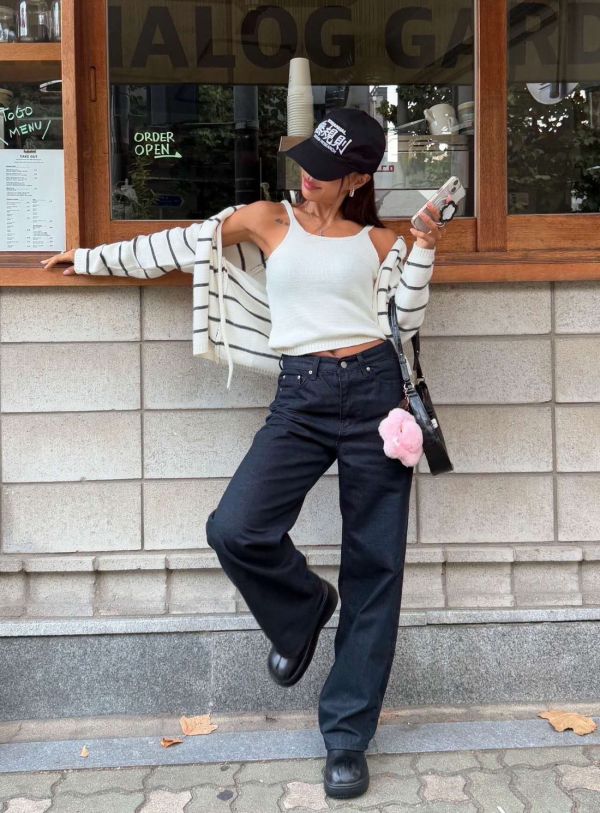 原色丹寧直筒牛仔 原色丹寧牛仔