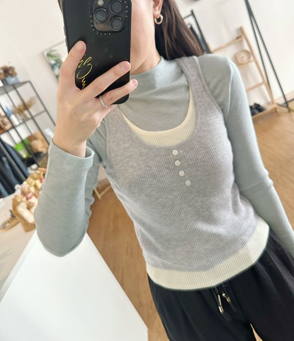 細針織立領Ｔ 立領Ｔ