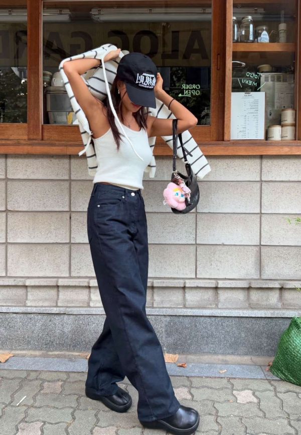 原色丹寧直筒牛仔 原色丹寧牛仔