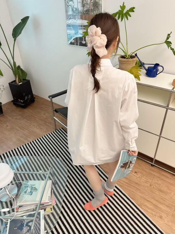 前褶白洋裝 白洋裝