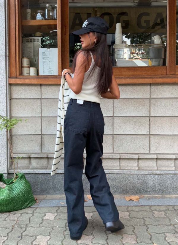 原色丹寧直筒牛仔 原色丹寧牛仔