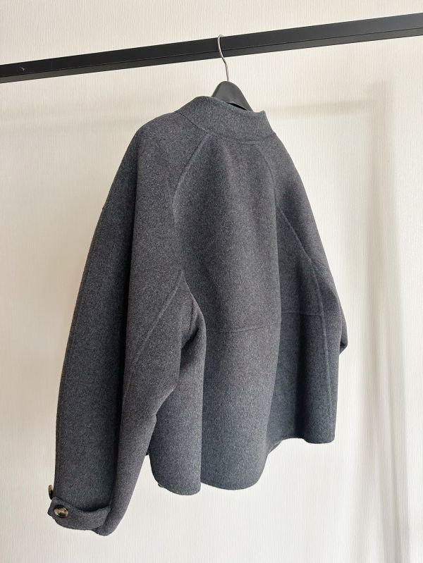 立領手工羊毛大衣 手工羊毛大衣