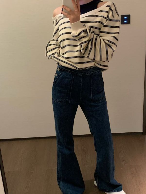 落地喇叭褲 喇叭褲