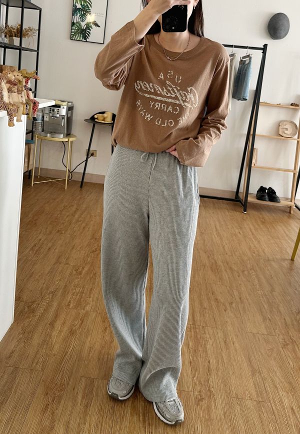 美式風薄長袖Ｔ 美式風格Ｔ