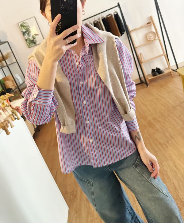 直條紋襯衫 條紋襯衫