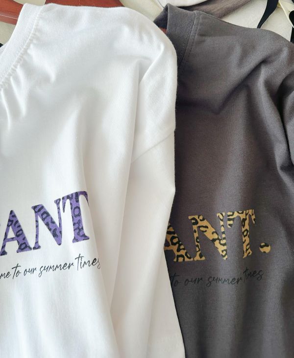 豹紋長版Ｔ 豹紋長版Ｔ